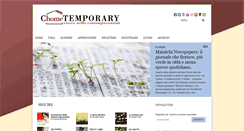 Desktop Screenshot of chometemporary.it